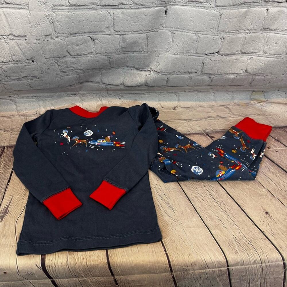 Mini Boden Santa Pajama Set